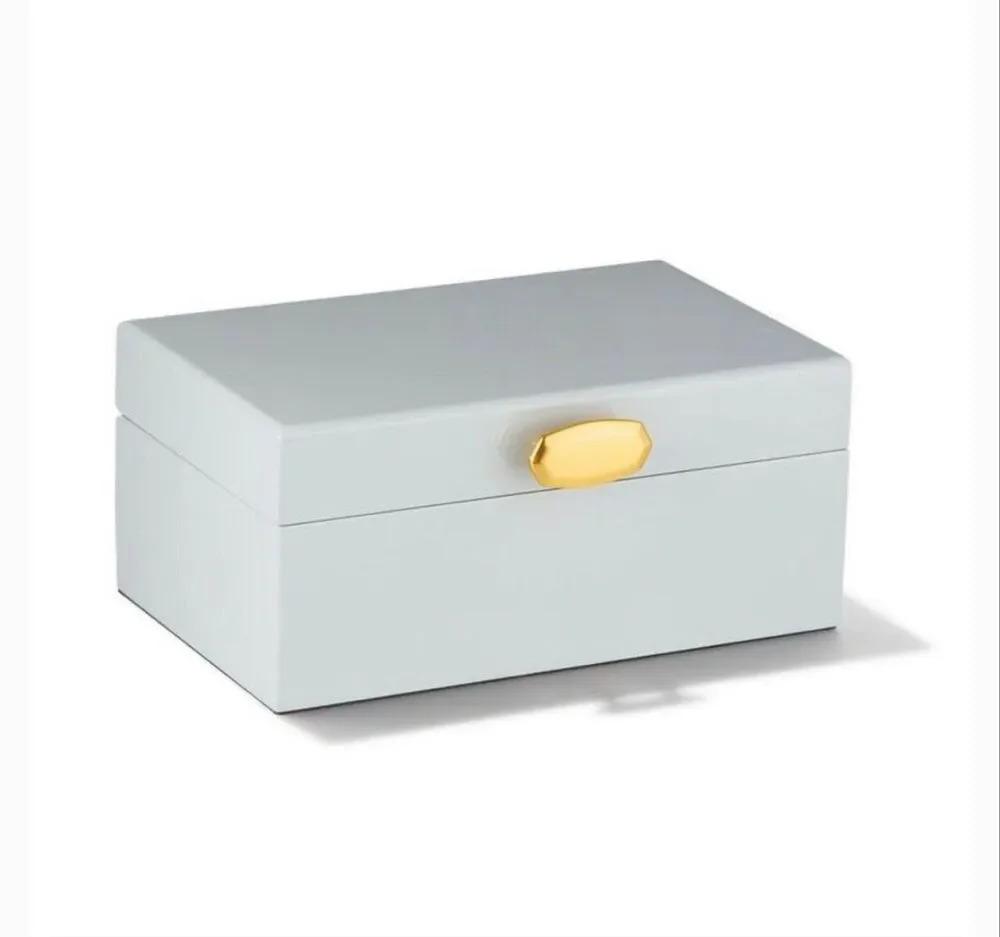 Kendra Scott Medium Jewelry Box - Dark Gray: Wood Storage for Accessories